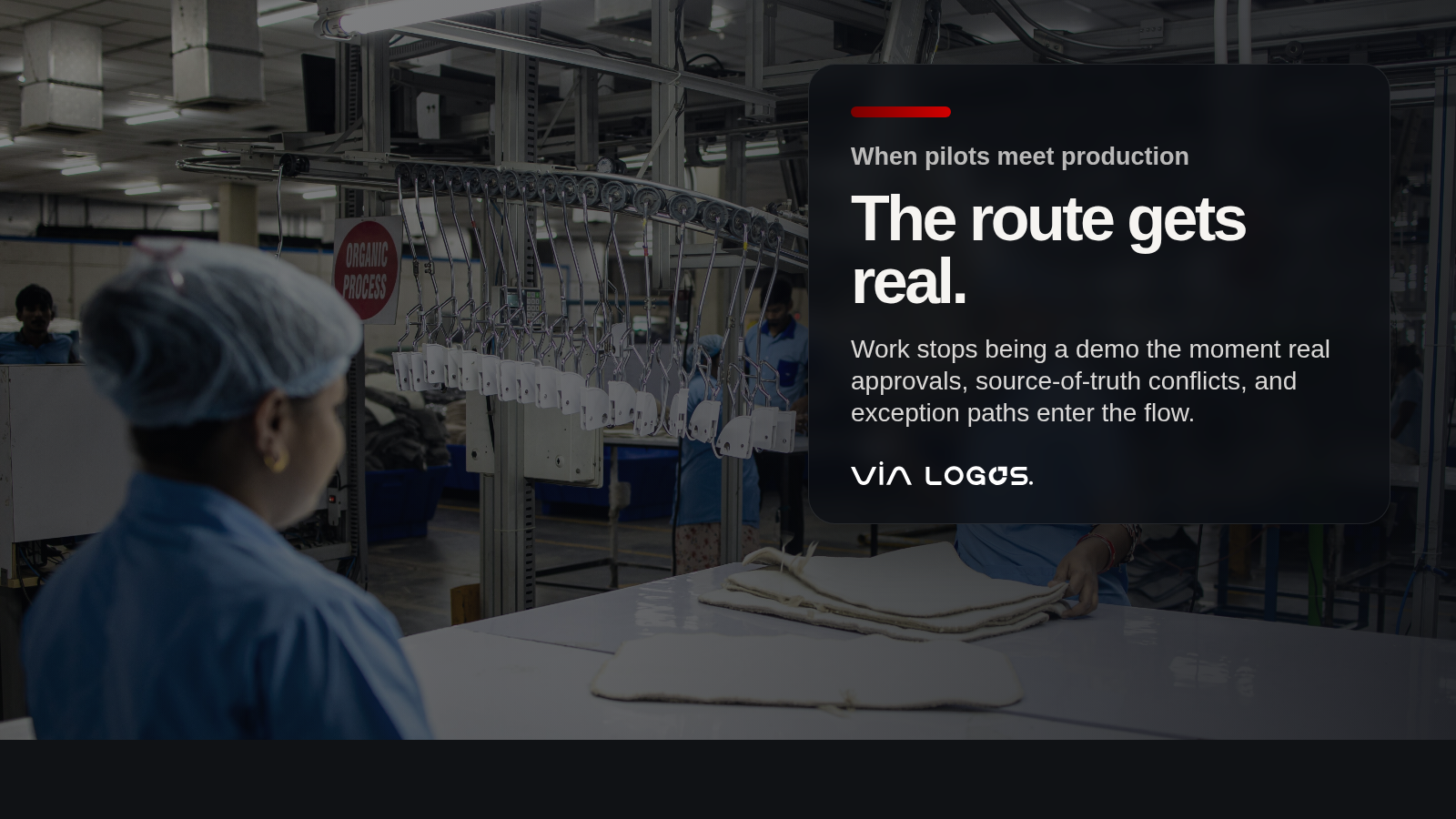 เมื่อ pilot เจอ production จริง เส้นทางงานจะกลายเป็นเรื่องจริงทันที